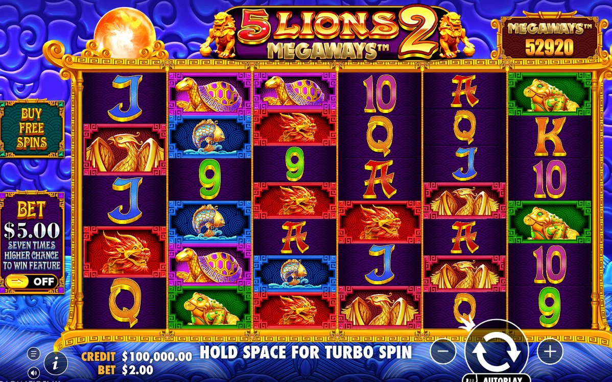 5 Lions Megaways 2