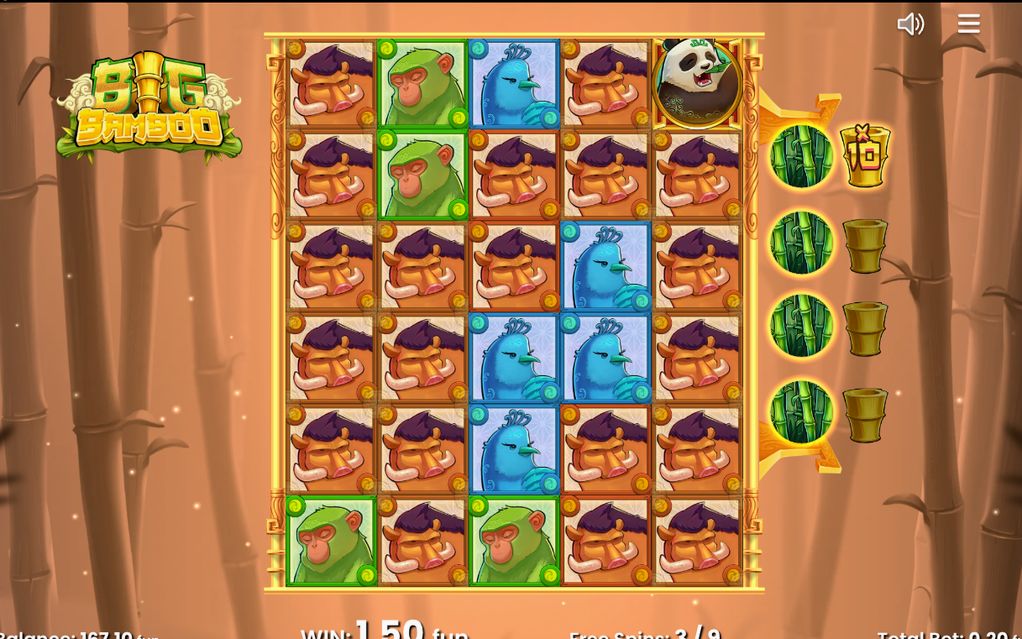Free spins med lågsymbolmätaren till höger